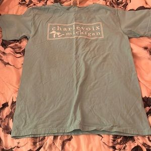 Charlevoix Michigan Light Blue T-Shirt! Barely Worn Great condition! Size Small